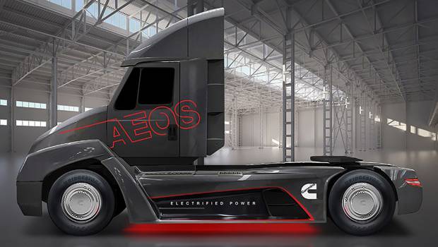 Aeos : le camion électrique par Cummins