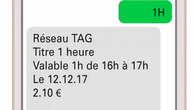 Le ticket de transport par SMS, désormais disponible à Grenoble