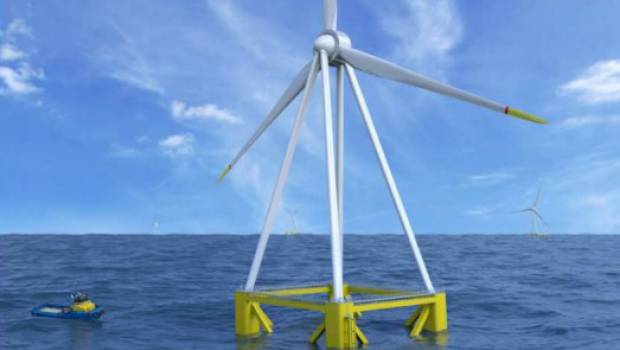Eolink a inauguré son éolienne flottante près de Brest