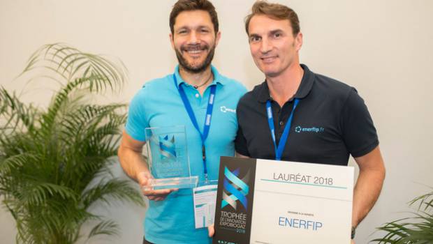 Enerfip remporte le trophée de l’innovation du salon Expobiogaz