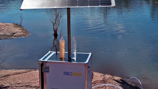 Une unité solaire de production d’eau potable par ultrafiltration
