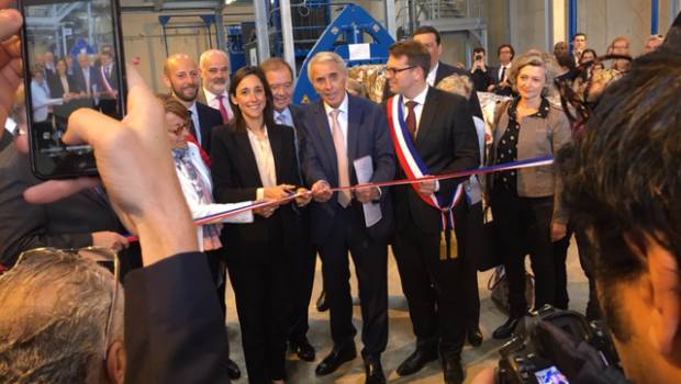 Brune Poirson inaugure un nouveau centre de tri à Paris