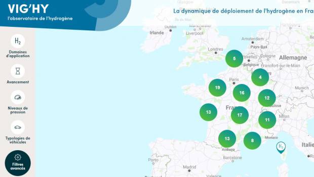 L'Afhypac publie un observatoire de l'hydrogène en France
