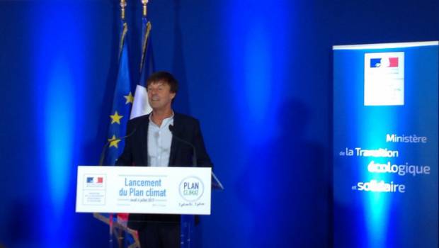 Nicolas Hulot lance le Plan climat