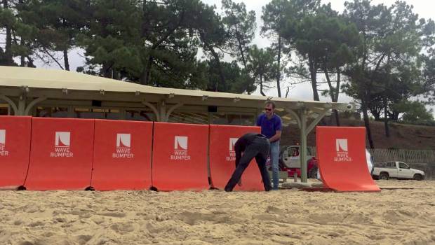 Une digue amovible anti-submersion