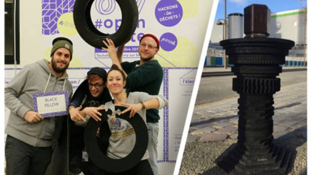 Le Black Pillow remporte le 1er hackathon d’Openwaste