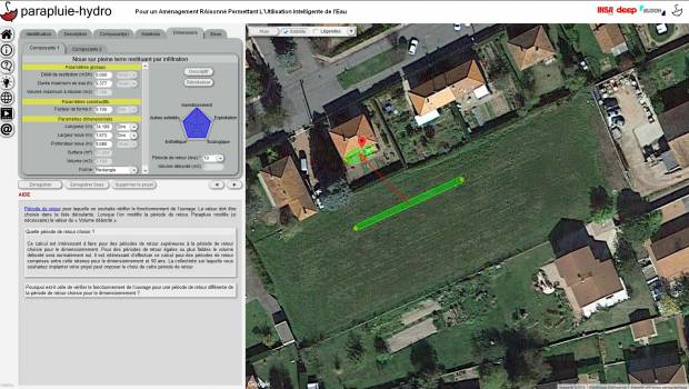 Un logiciel pour gérer les eaux pluviales à la parcelle