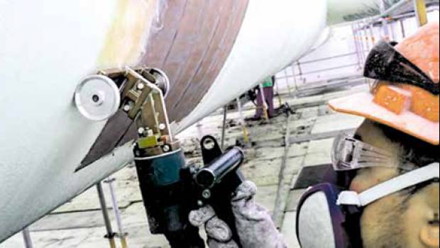 Amiante : décapage économe de l’acier par induction électromagnétique