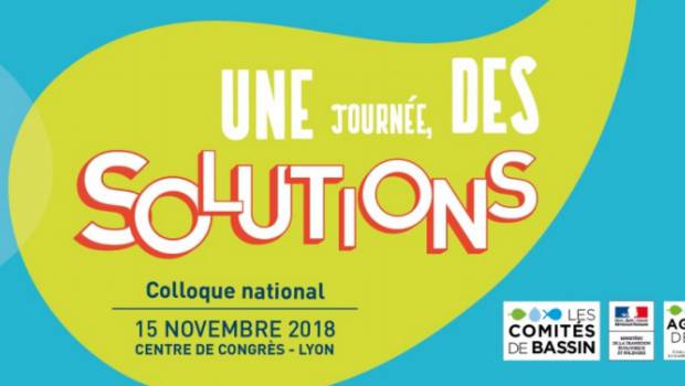 Le colloque national des agences de l’eau aura lieu de 15 novembre à Lyon