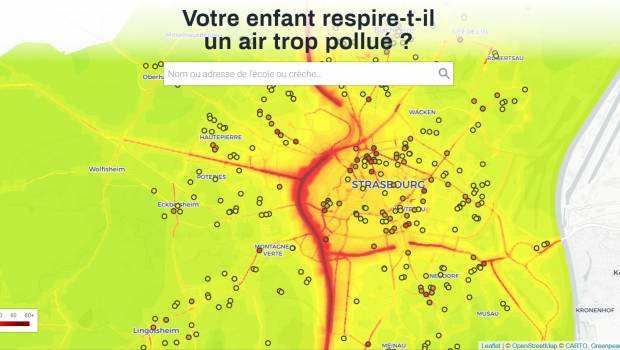 Plus de la moitié des écoles strasbourgeoises sont victimes de la pollution atmosphérique