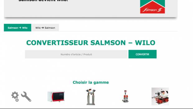 Un convertisseur en ligne pour migrer de Salmson vers Wilo