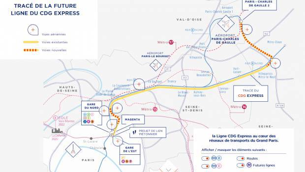 Le report du CDG Express n'impactera pas les JO 2024