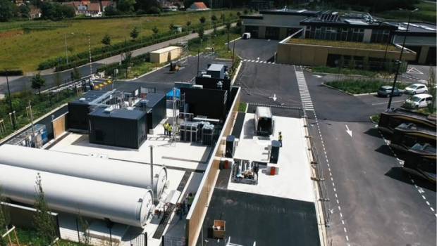 Inauguration de la première station de recharge pour bus à hydrogène