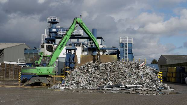 Des billettes d'aluminium recyclé à 75 %
