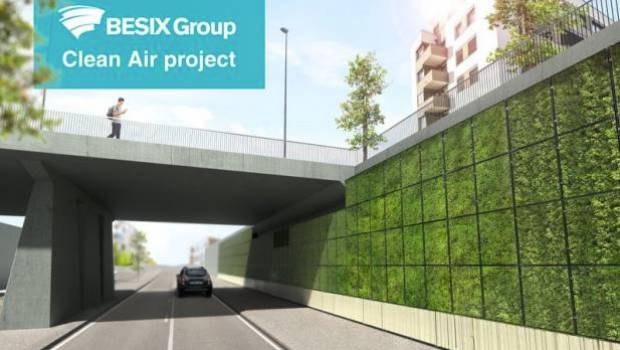 Des panneaux traitant les particules fines aux abords des routes