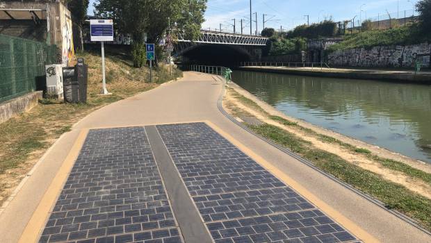 Bobigny inaugure la première piste cyclable solaire francilienne