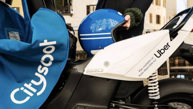 Ile-de-France : Uber intègre Cityscoot dans son application
