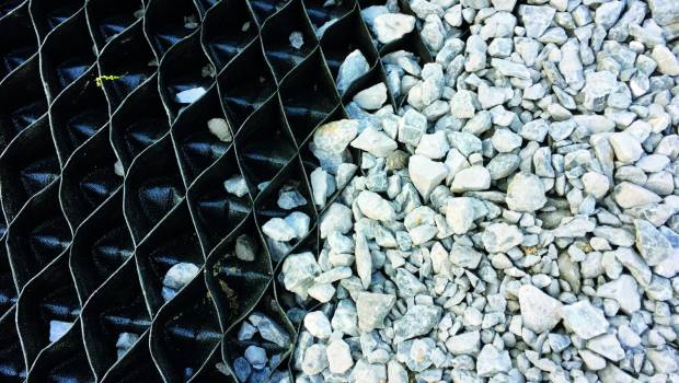 Une solution pour stabiliser les sols dans les espaces publics