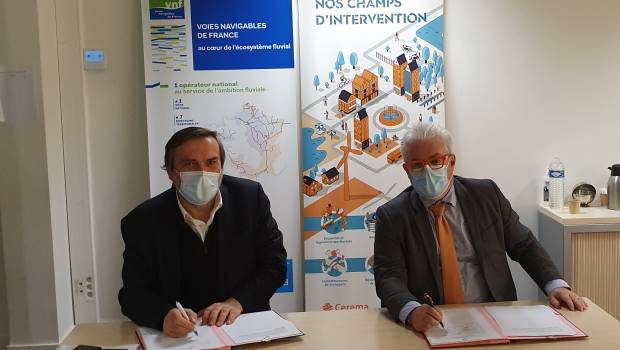 VNF en contrat avec le Cerema