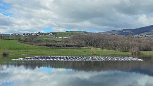 Le premier parc solaire flottant de CNR sera maintenu par SPIE