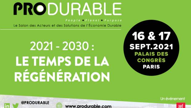 Le salon Produrable ouvre ses portes du 16 au 17 septembre