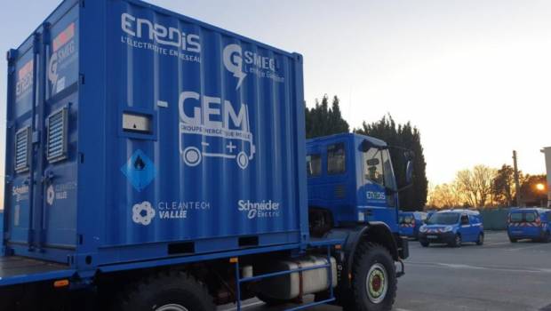 Enedis et Schneider Electric dévoilent le premier groupe électrogène zéro émission