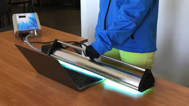 Système de désinfection des espaces par UV-C, donc sans produits chimiques