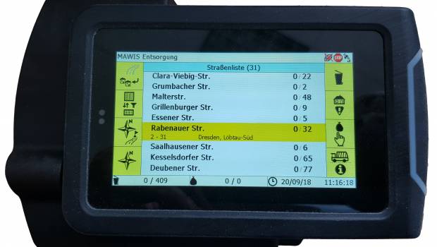 Ordinateur de bord compact et léger pour véhicules de collecte