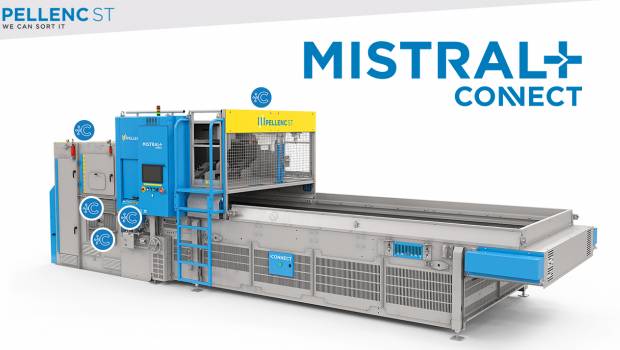 Machine de tri multi-matériaux intelligente et connectée pour centres de tri et de recyclage