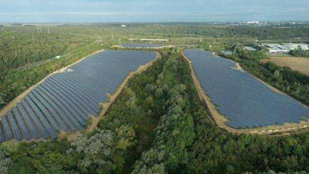 La plus grande centrale photovoltaïque d'Île-de-France installée à Marcoussis