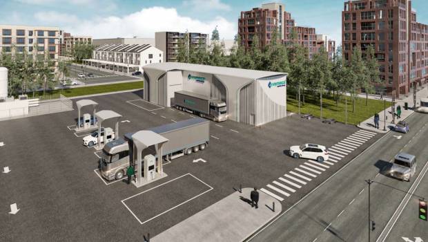 Une future station de production d’hydrogène vert à partir de biomasse