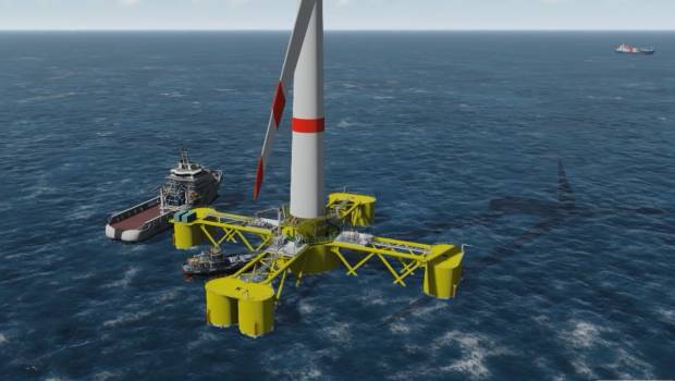 La première éolienne offshore intégrant un système de production d'hydrogène vert
