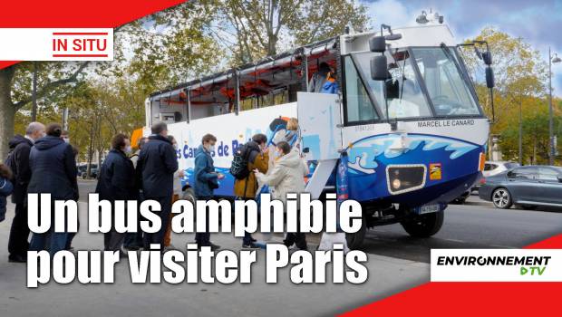 [Vidéo] Le bus amphibie se jette à l'eau