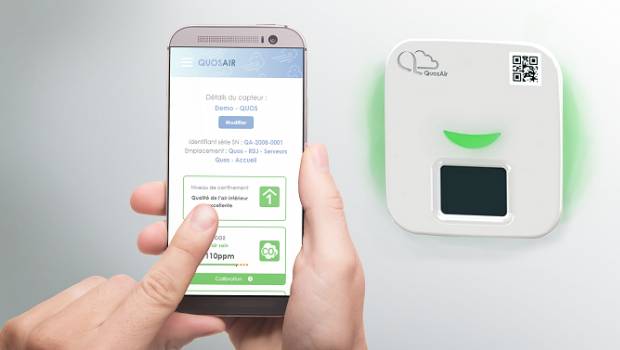 Mesurer la qualité de l'air intérieur via un smartphone