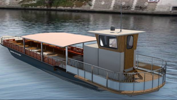 Un projet d'électrification des bateaux à passagers pour naviguer sur la Seine