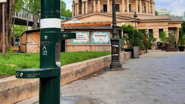 Eau de Paris inaugure une nouvelle fontaine à eau