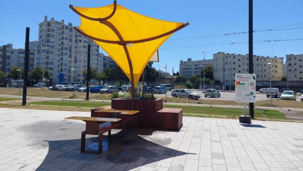 Nantes Métropole expérimente un îlot de fraîcheur autonome en énergie  