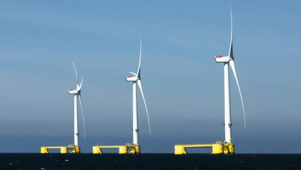 Ocean Winds développe deux projets d’éoliennes en mer flottantes en Écosse