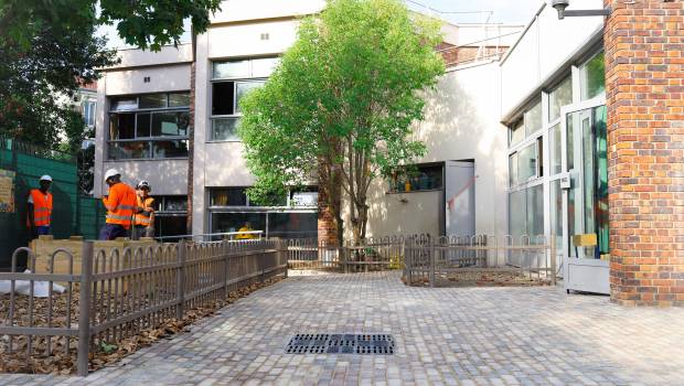 A Montrouge, une oasis au cœur d’une cour de récréation