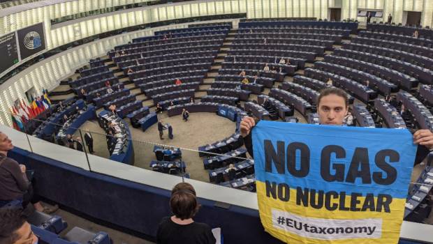 Taxonomie : Greenpeace engage un recours contre l’Union européenne pour l'inclusion du gaz et nucléaire