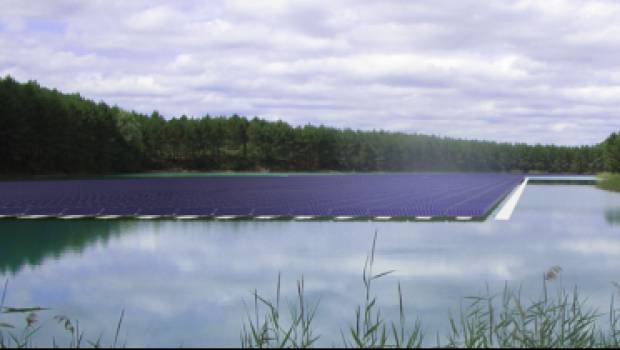 Le plus grand parc solaire de la Nouvelle-Aquitaine flotte à Durance