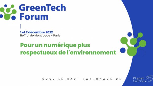 GreenTech Forum expose les solutions du numérique durable