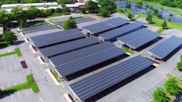 Idex installe des ombrières photovoltaïques sur neuf sites du groupe Safran