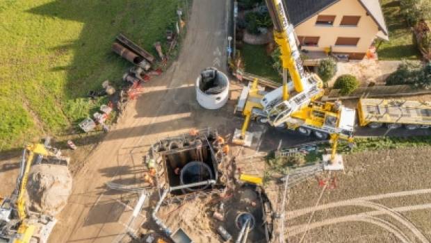 A Eschau, Stradal installe un dispositif de dépollution des eaux de ruissellement