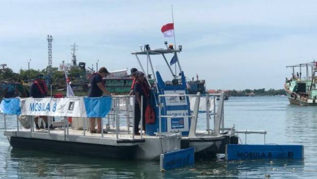 The SeaCleaners collecte les déchets plastiques à Bali