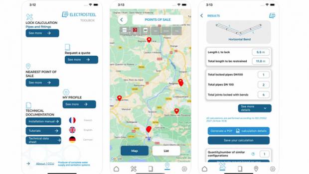 ToolBox by Electrosteel, une application métier dédiée aux acteurs de l’eau