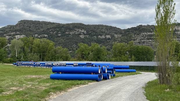 Le réseau d'irrigation de la plaine de Chomérac fait peau neuve