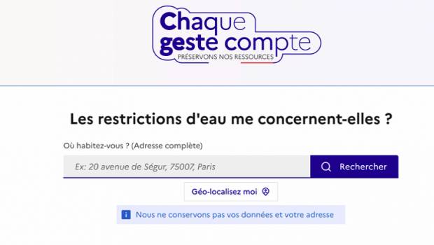 VigiEau, l’outil du gouvernement pour alerter sur les pénuries d'eau