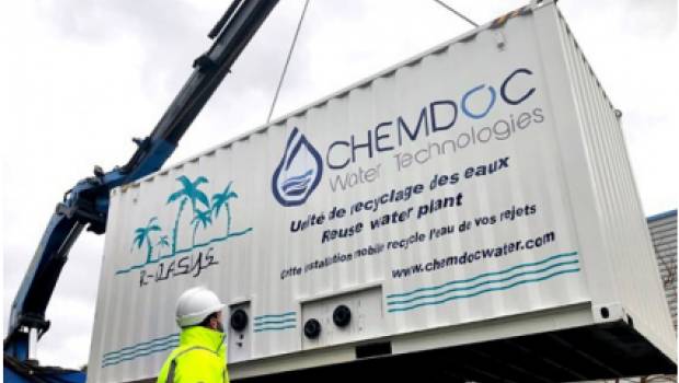 Chemdoc Water Technologies présente son unité mobile de recyclage de l’eau pour des Step
