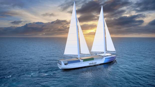 Windcoop choisit Piriou pour son premier porte-conteneurs à voile